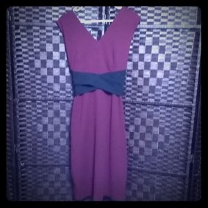 NY & Company Maroon Dress